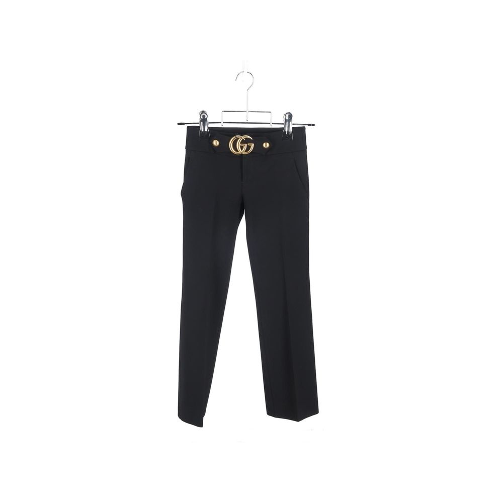 Gucci Black Viscose Dress Pants by Gucci outlet now on sale