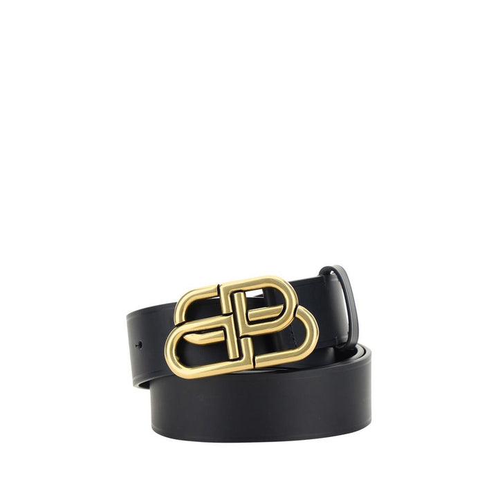 Balenciaga Black Calf Leather Bos Taurus Regular Belt by Balenciaga outlet now on sale