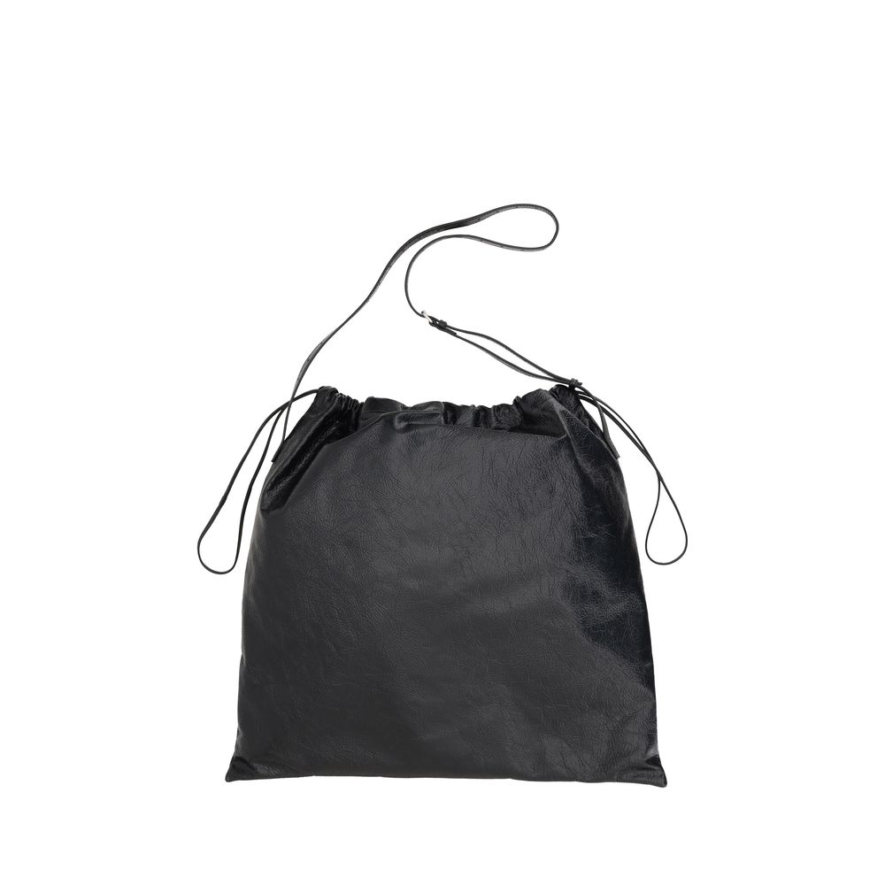 Balenciaga Black Lamb Ovis Aries Aries Shoulder Bag by Balenciaga outlet now on sale