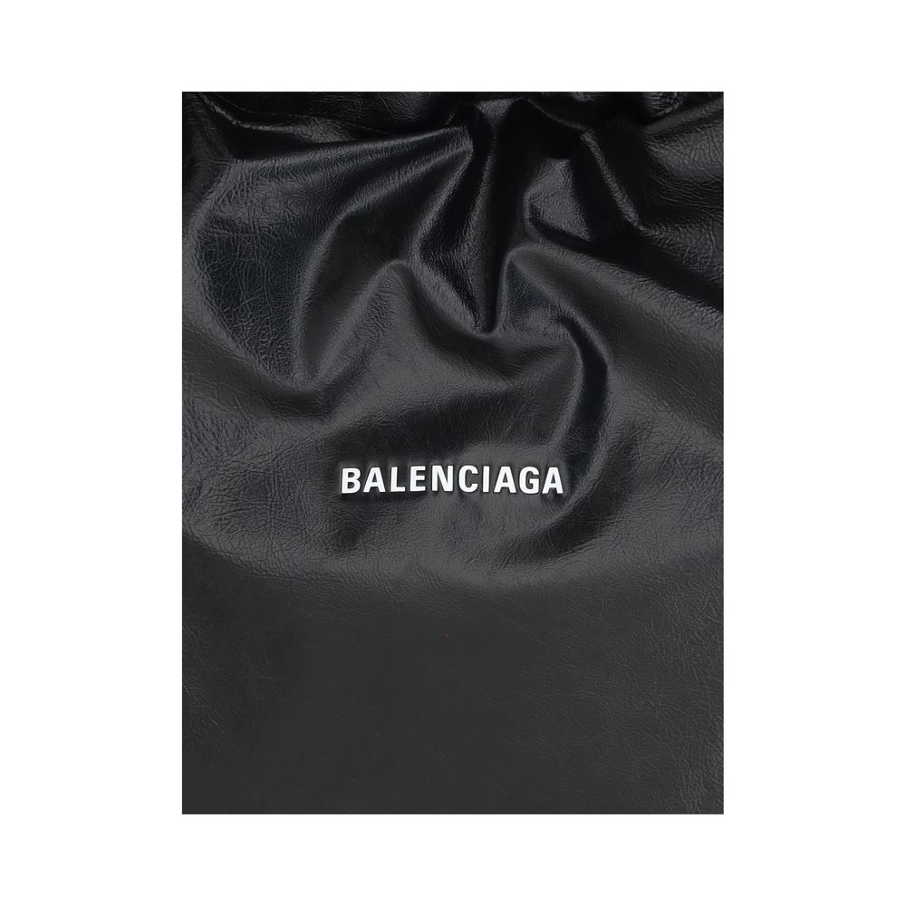 Balenciaga Black Lamb Ovis Aries Aries Shoulder Bag by Balenciaga outlet now on sale