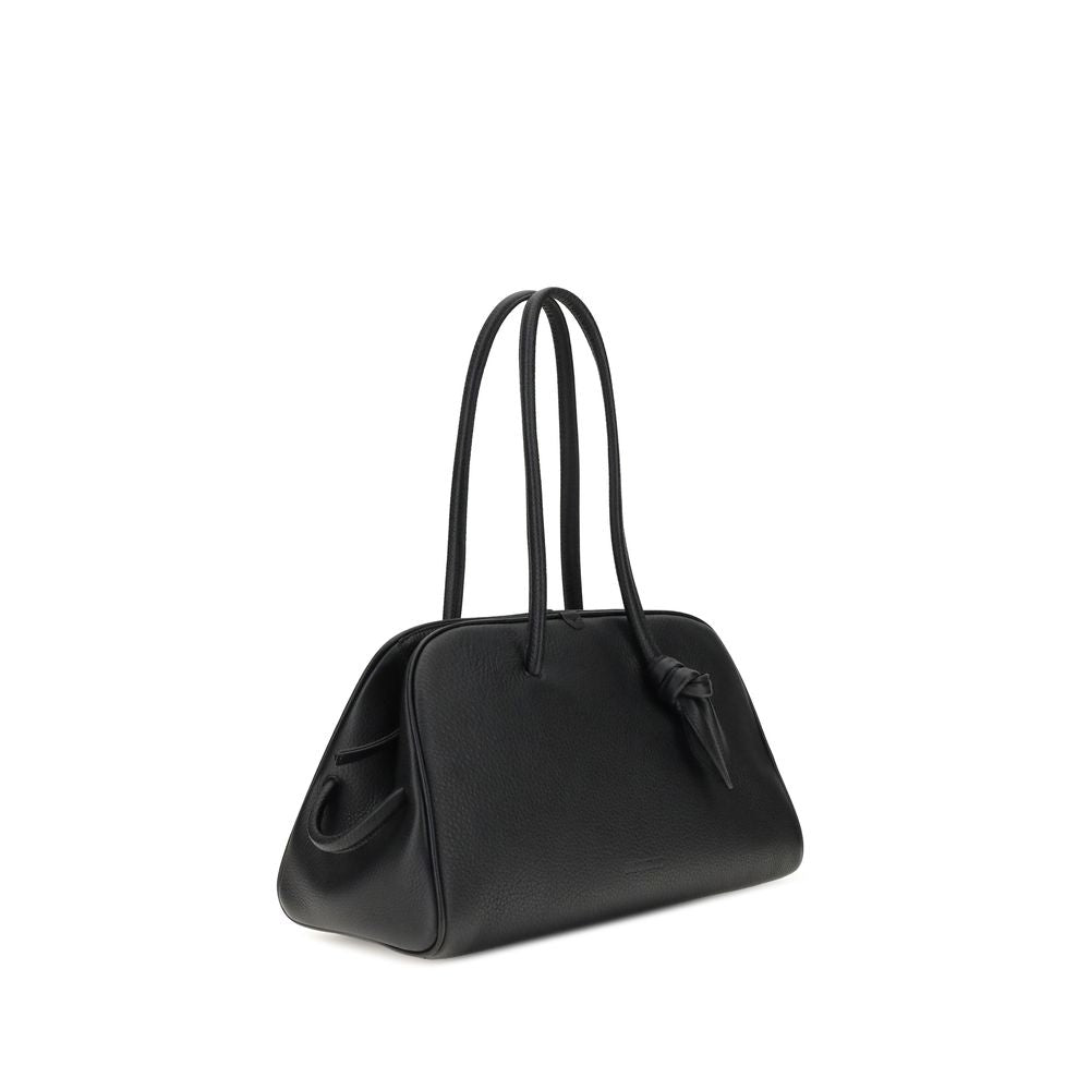Jacquemus Black Calf Leather Bos Taurus Handbag by Jacquemus outlet now on sale