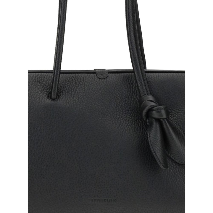 Jacquemus Black Calf Leather Bos Taurus Handbag by Jacquemus outlet now on sale