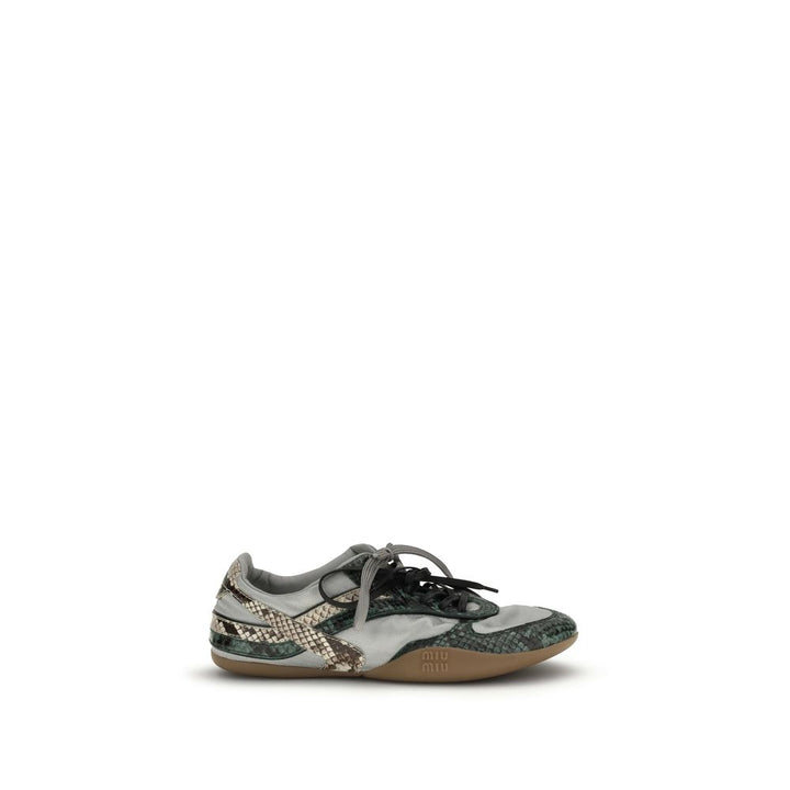 Miu Miu Gray Rubber Athletic Sneakers by Miu Miu outlet now on sale
