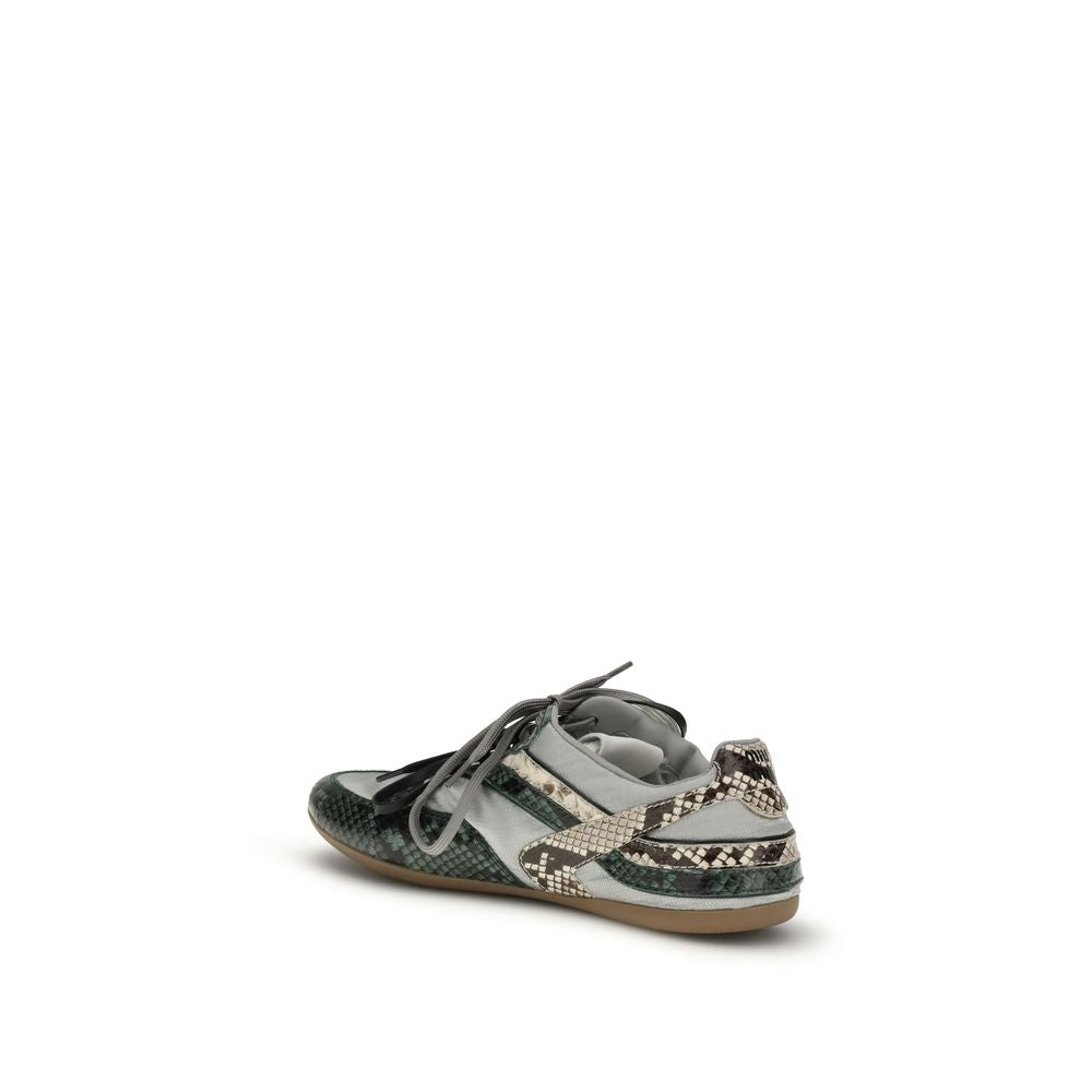 Miu Miu Gray Rubber Athletic Sneakers by Miu Miu outlet now on sale