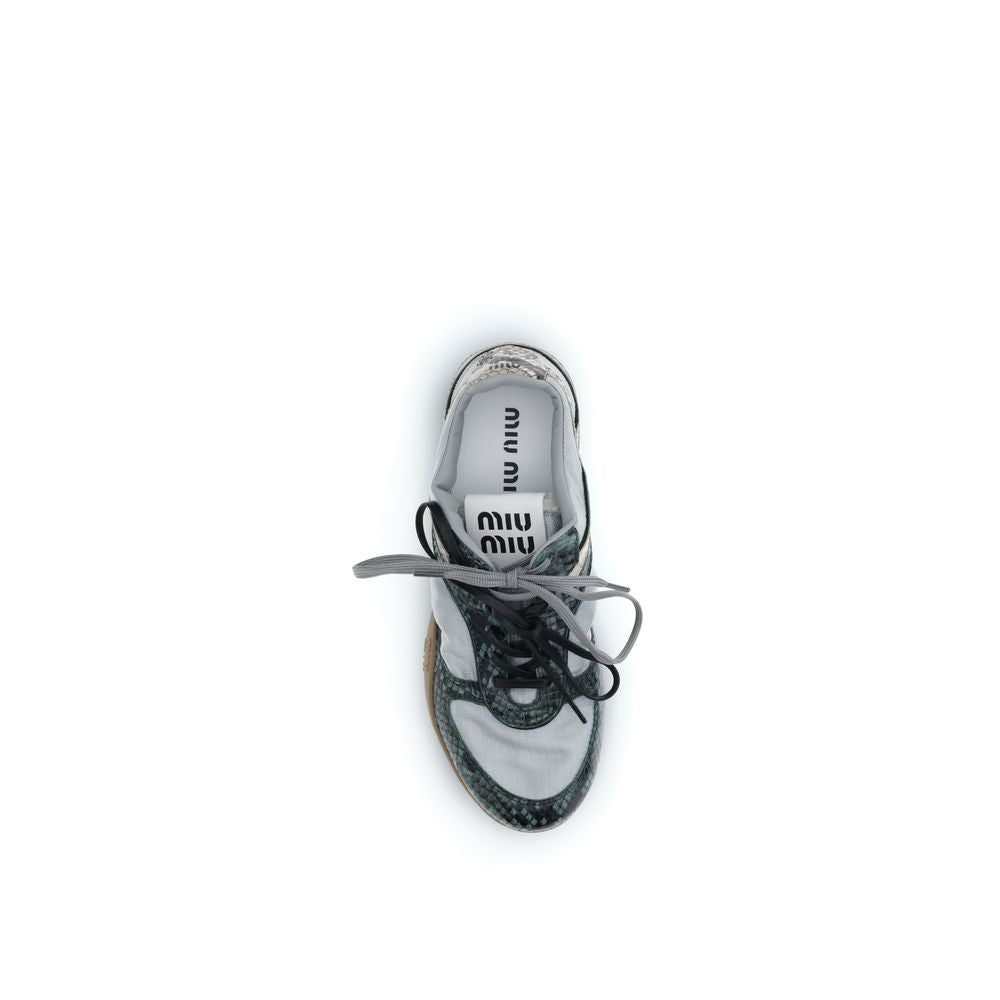 Miu Miu Gray Rubber Athletic Sneakers by Miu Miu outlet now on sale