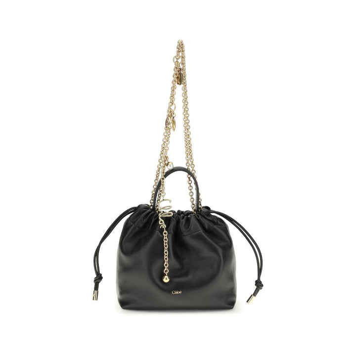 Chloé Black Calf Leather Bos Taurus Shoulder Bag by Chloé outlet now on sale