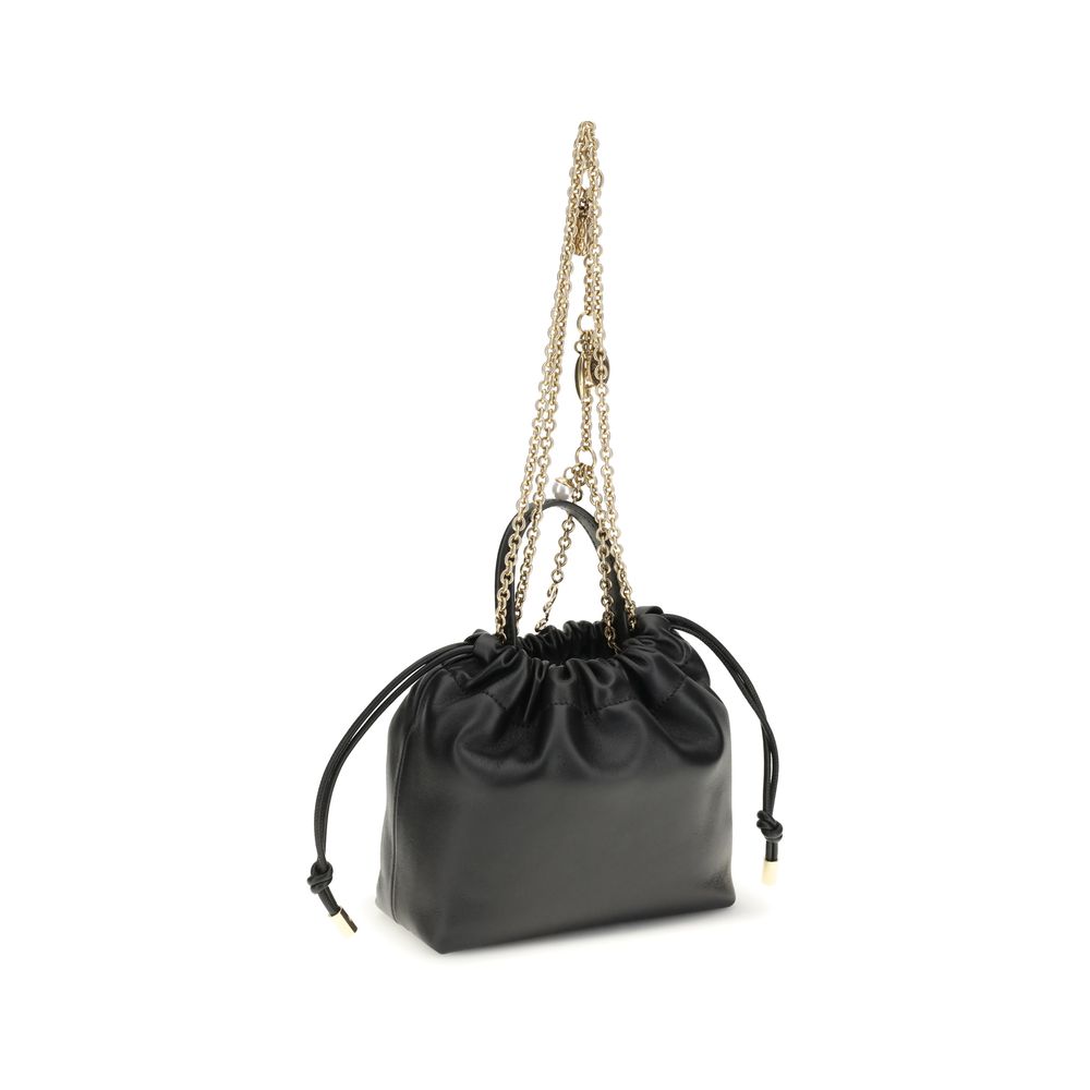Chloé Black Calf Leather Bos Taurus Shoulder Bag by Chloé outlet now on sale