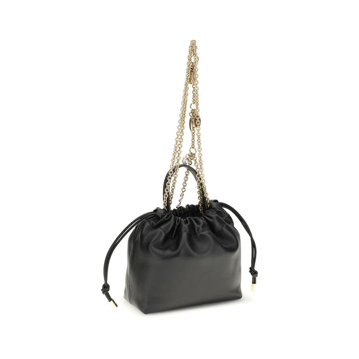 Chloé Black Calf Leather Bos Taurus Shoulder Bag by Chloé outlet now on sale