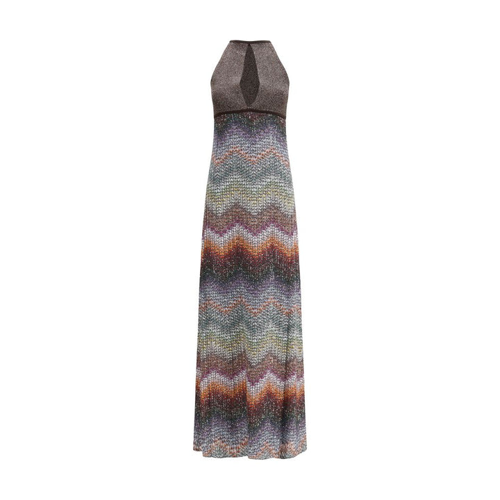 Missoni Multicolor Viscose Long Dress by Missoni outlet now on sale