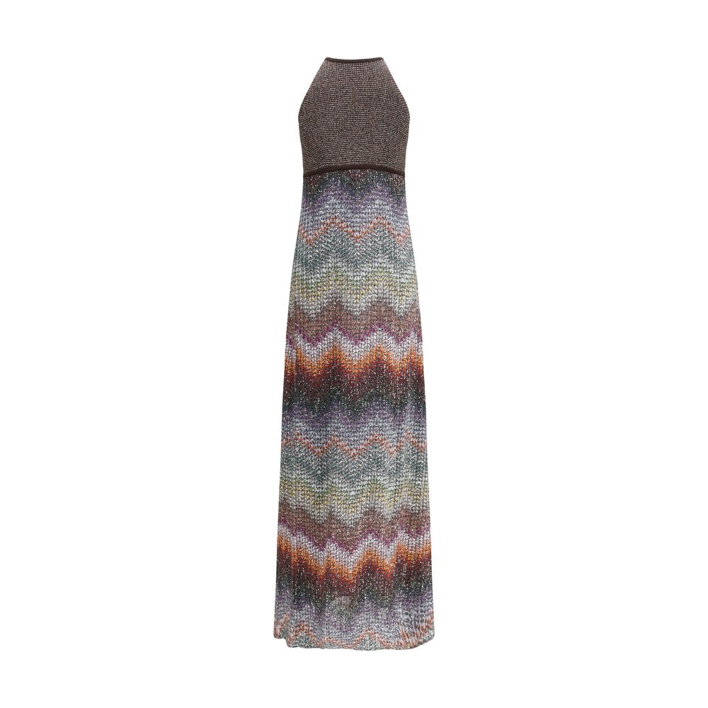 Missoni Multicolor Viscose Long Dress by Missoni outlet now on sale