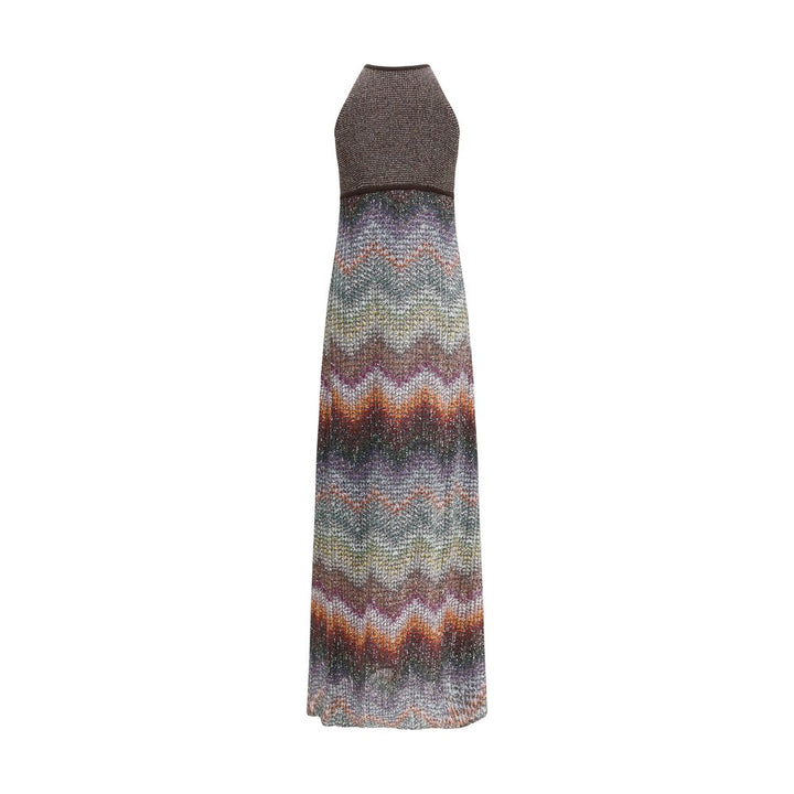 Missoni Multicolor Viscose Long Dress by Missoni outlet now on sale