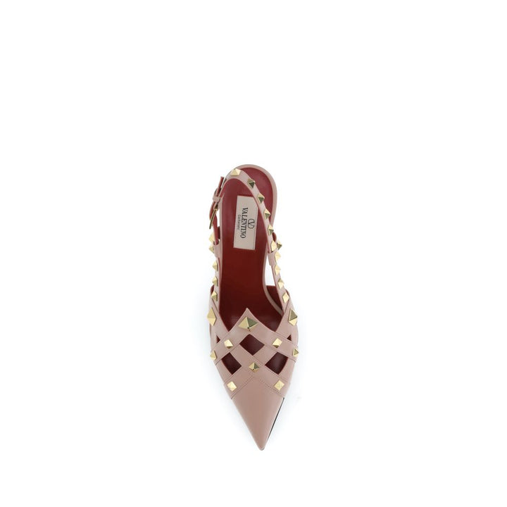 Valentino Garavani Multicolor Goatskin Mid Heel Pumps by Valentino Garavani outlet now on sale