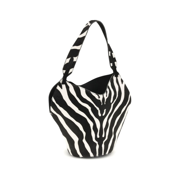 Khaite Multicolor Calf Leather Bos Taurus Shoulder Bag