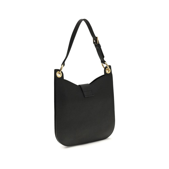 Tom Ford Black Calf Leather Bos Taurus Shoulder Bag by Tom Ford outlet now on sale