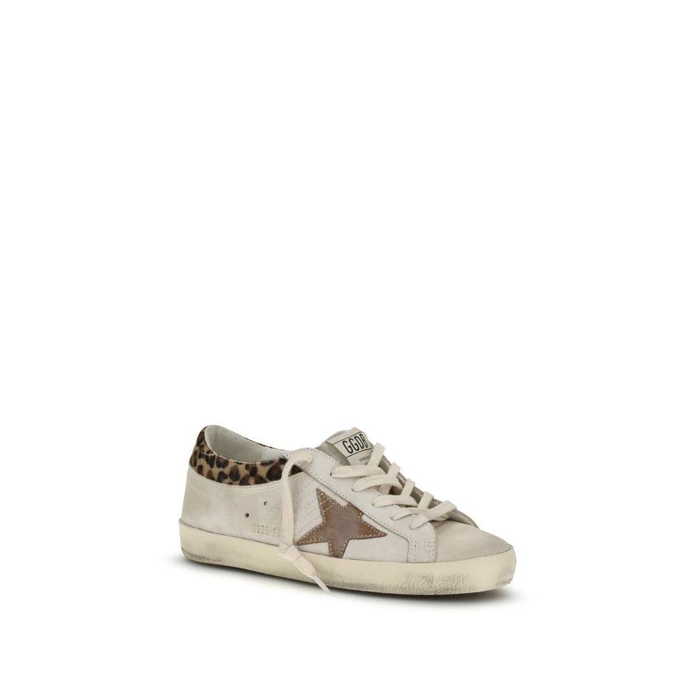 Golden Goose Sample Sale Golden Goose White Calf Leather Bos Taurus Low Top Sneakers - | Designer outlet