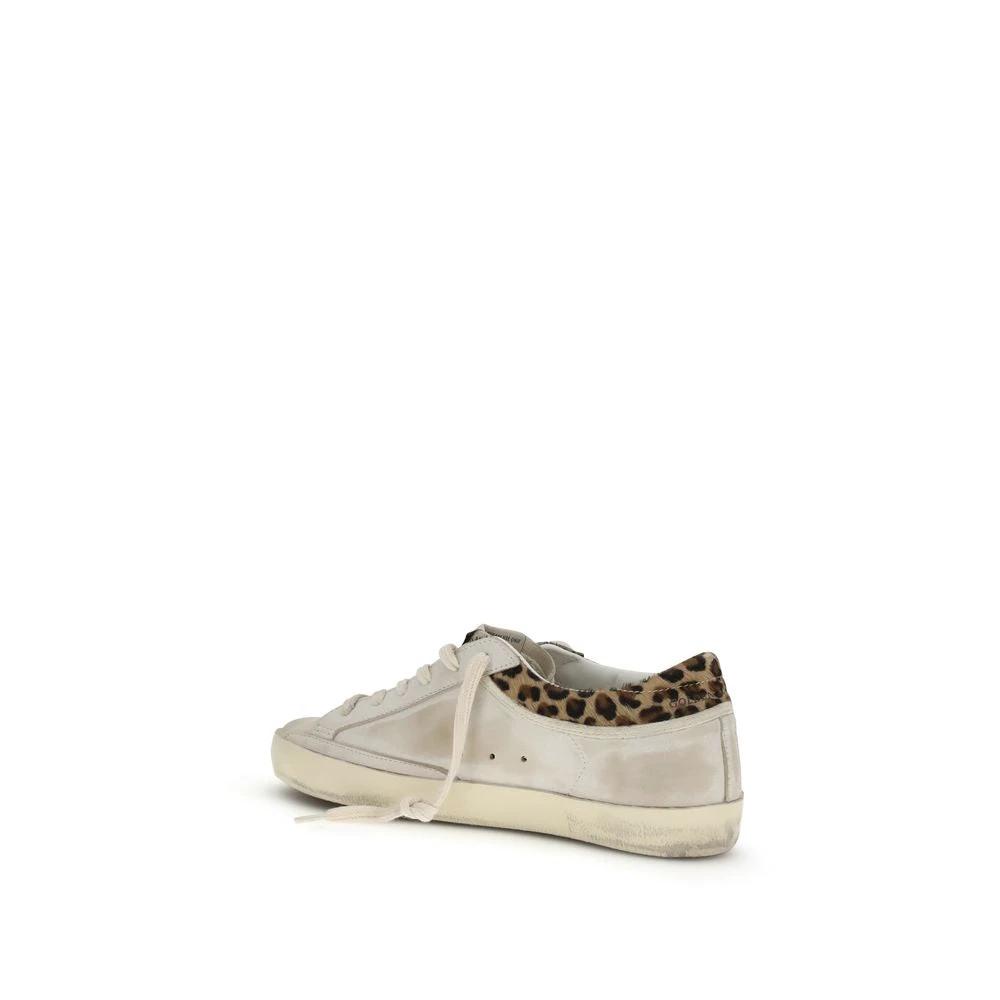 Golden Goose Sample Sale Golden Goose White Calf Leather Bos Taurus Low Top Sneakers - | Designer outlet