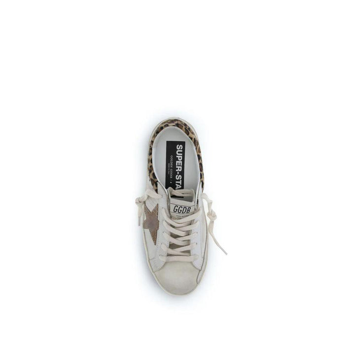 Golden Goose Sample Sale Golden Goose White Calf Leather Bos Taurus Low Top Sneakers - | Designer outlet