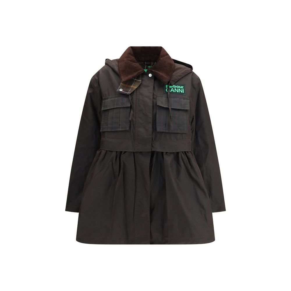 Barbour Brown Cotton Coat by Barbour outlet now on sale
