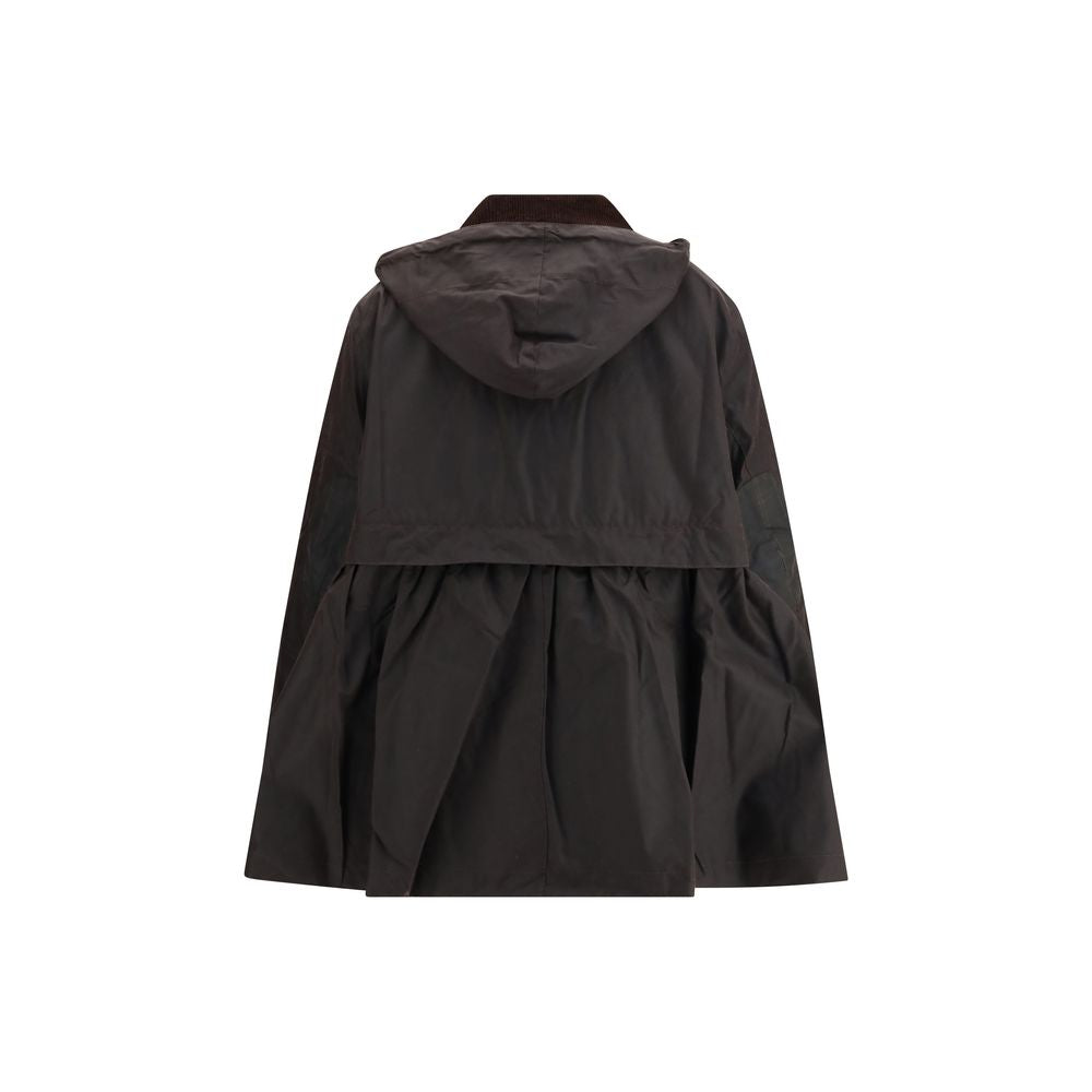 Barbour Brown Cotton Coat by Barbour outlet now on sale