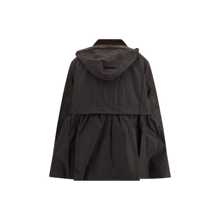 Barbour Brown Cotton Coat by Barbour outlet now on sale