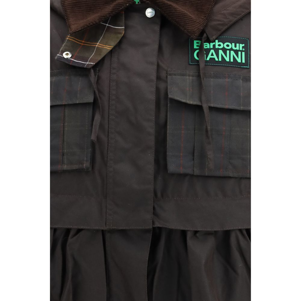 Barbour Brown Cotton Coat by Barbour outlet now on sale