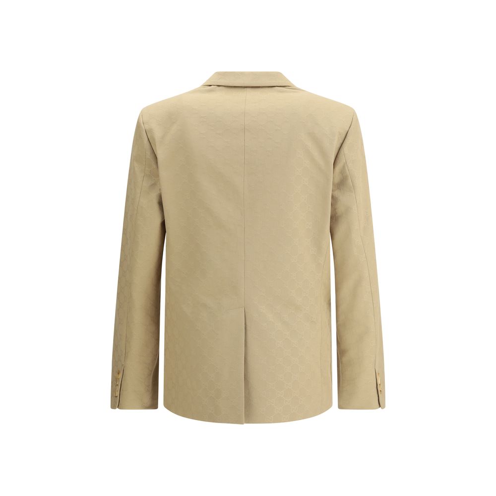 Gucci Beige Cotton Blazer by Gucci outlet now on sale