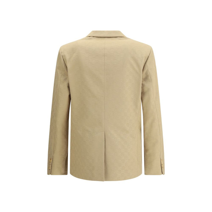 Gucci Beige Cotton Blazer by Gucci outlet now on sale