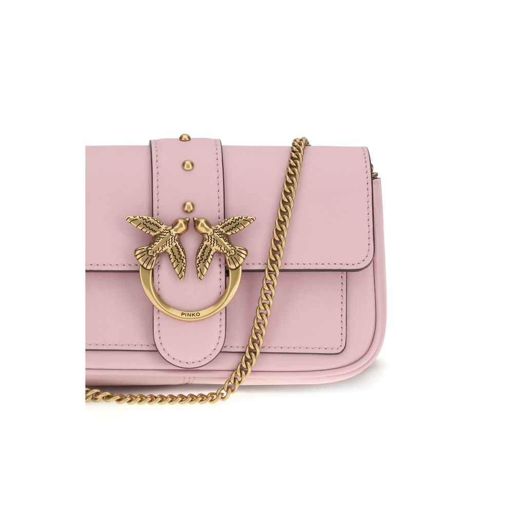 PINKO Multicolor Calf Leather Bos Taurus Shoulder Bag by PINKO outlet now on sale