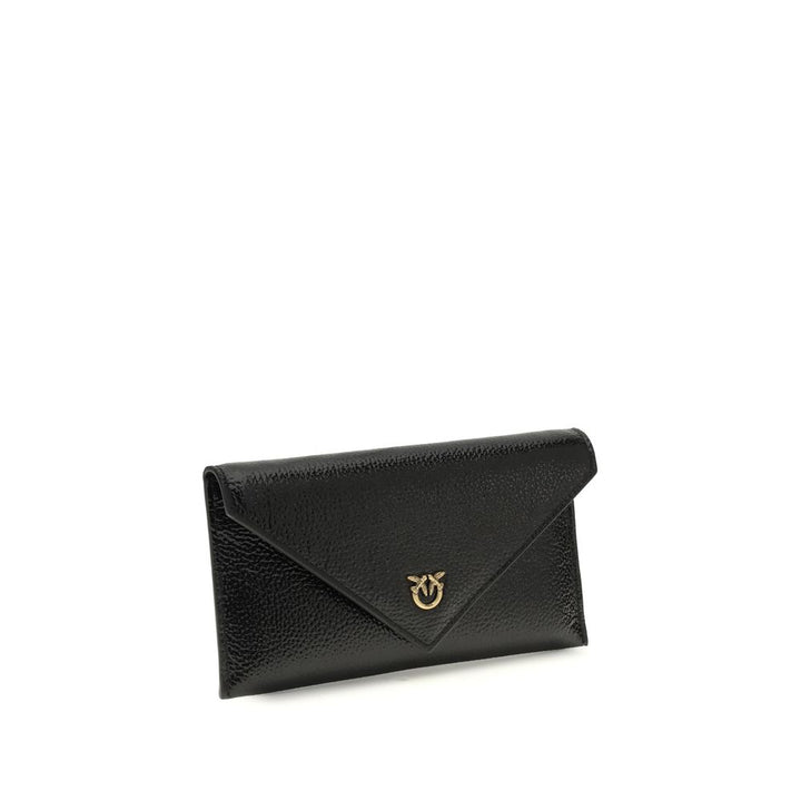 PINKO Black Calf Leather Bos Taurus Shoulder Bag by PINKO outlet now on sale