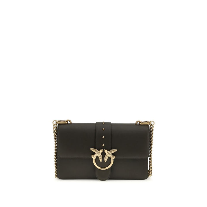 PINKO Bicolor Calf Leather Bos Taurus Shoulder Bag by PINKO outlet now on sale