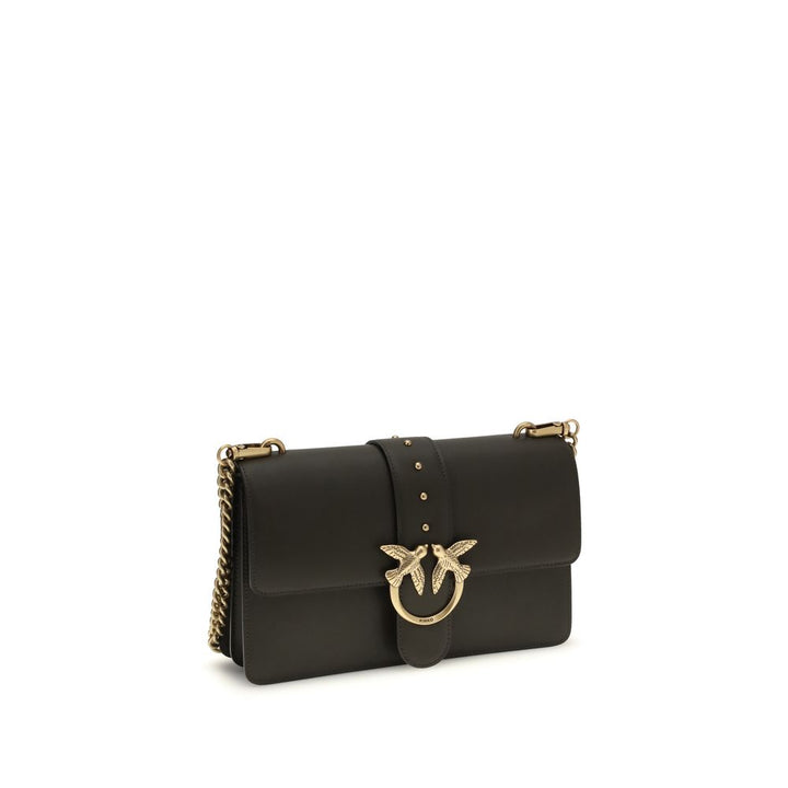 PINKO Bicolor Calf Leather Bos Taurus Shoulder Bag by PINKO outlet now on sale