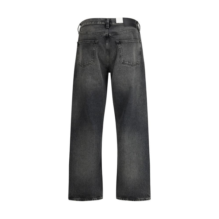 Sunflower Black Cotton Relaxed Fit Jeans by Sunflower outlet now on sale