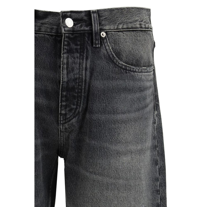 Sunflower Black Cotton Relaxed Fit Jeans by Sunflower outlet now on sale