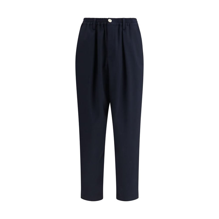 Marni Blue Merino Wool Casual Pants by Marni outlet now on sale