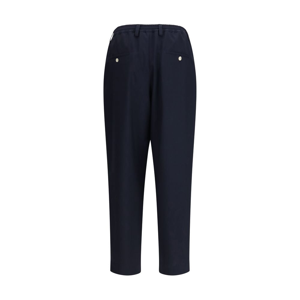 Marni Blue Merino Wool Casual Pants by Marni outlet now on sale