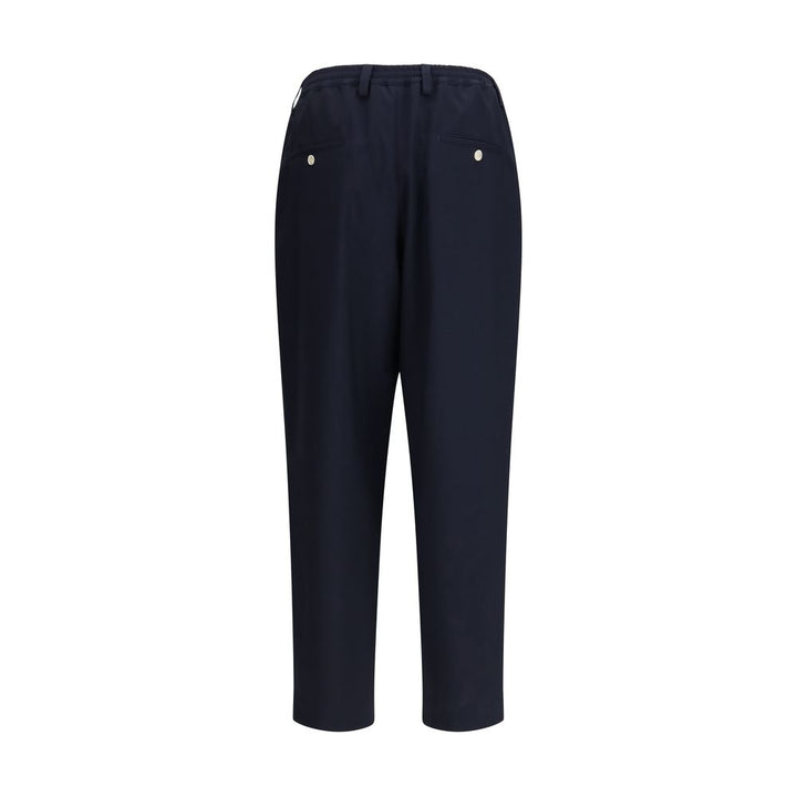 Marni Blue Merino Wool Casual Pants by Marni outlet now on sale