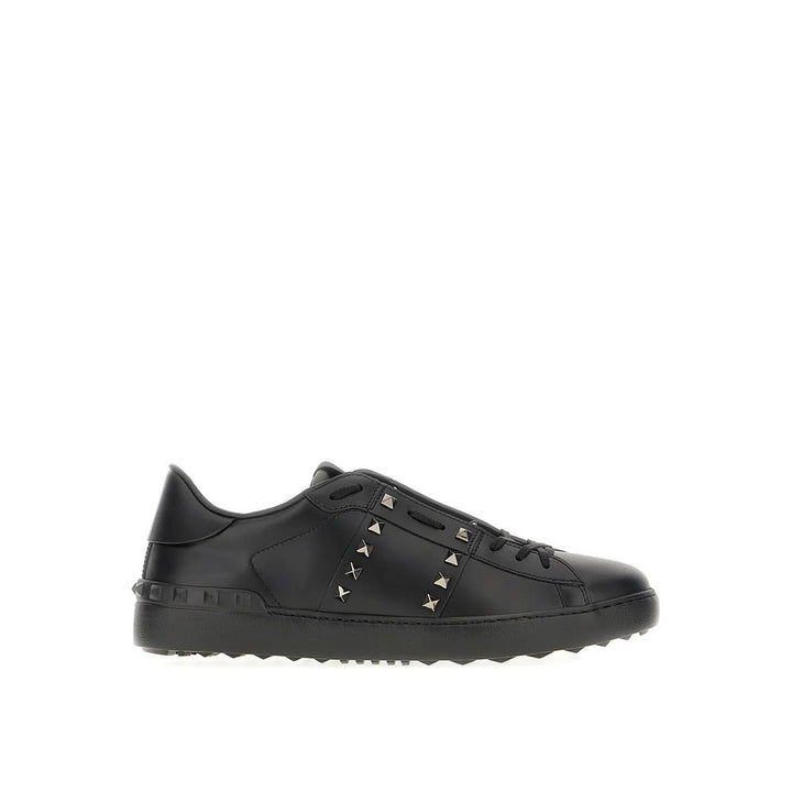 Valentino Garavani Black Leather Sneakers