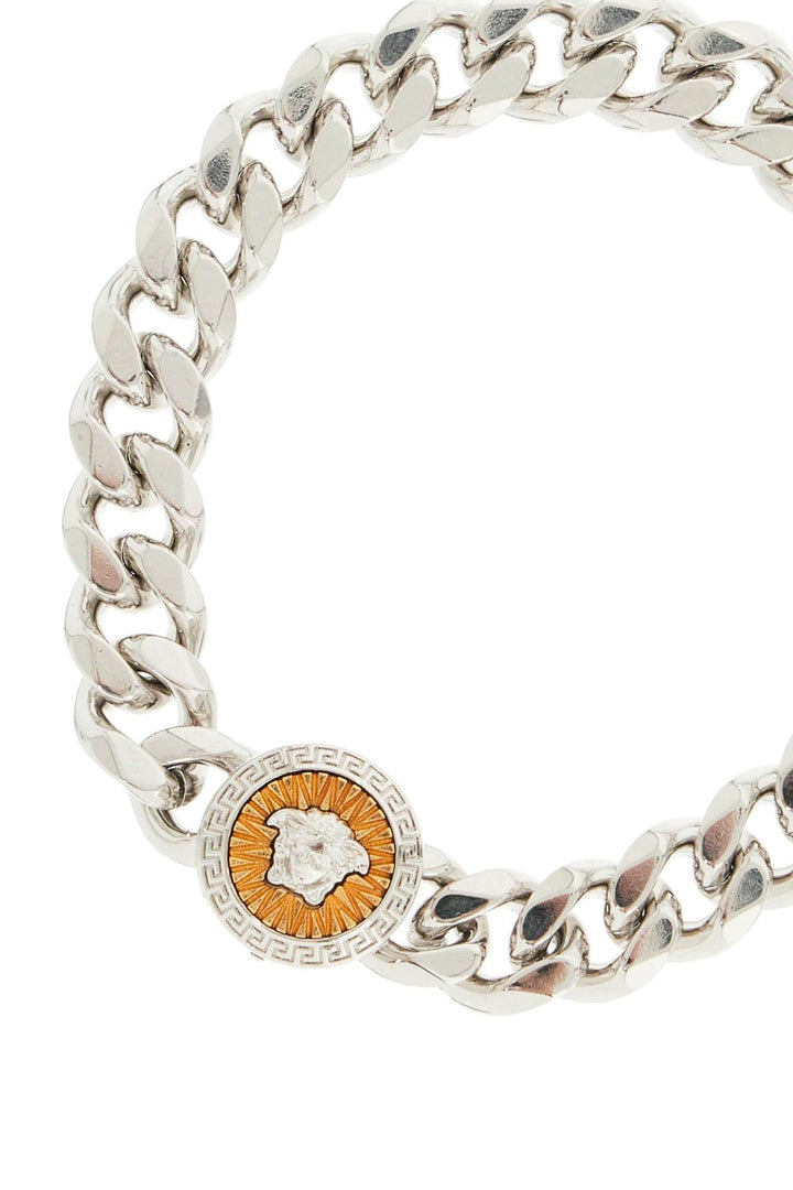 Versace "chain Bracelet With Medusa Charm (Size - L)