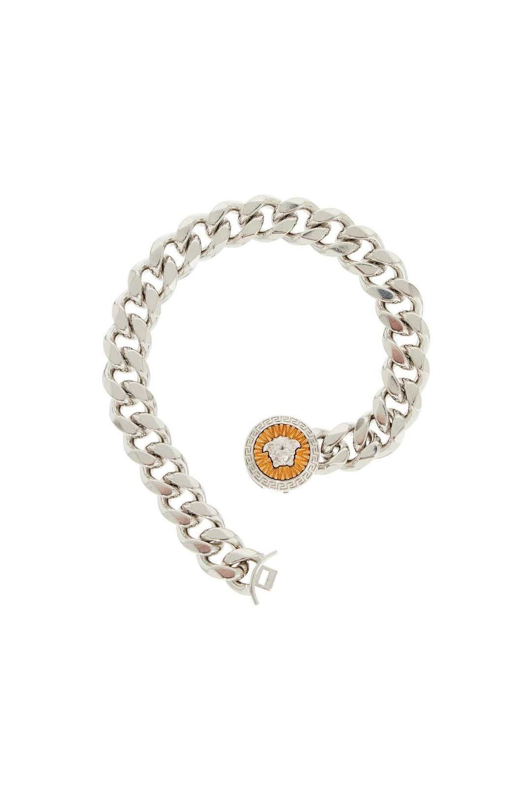 Versace "chain Bracelet With Medusa Charm (Size - L)