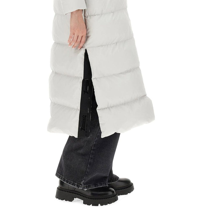 Herno Gray Polyester Coat by Herno outlet now on sale