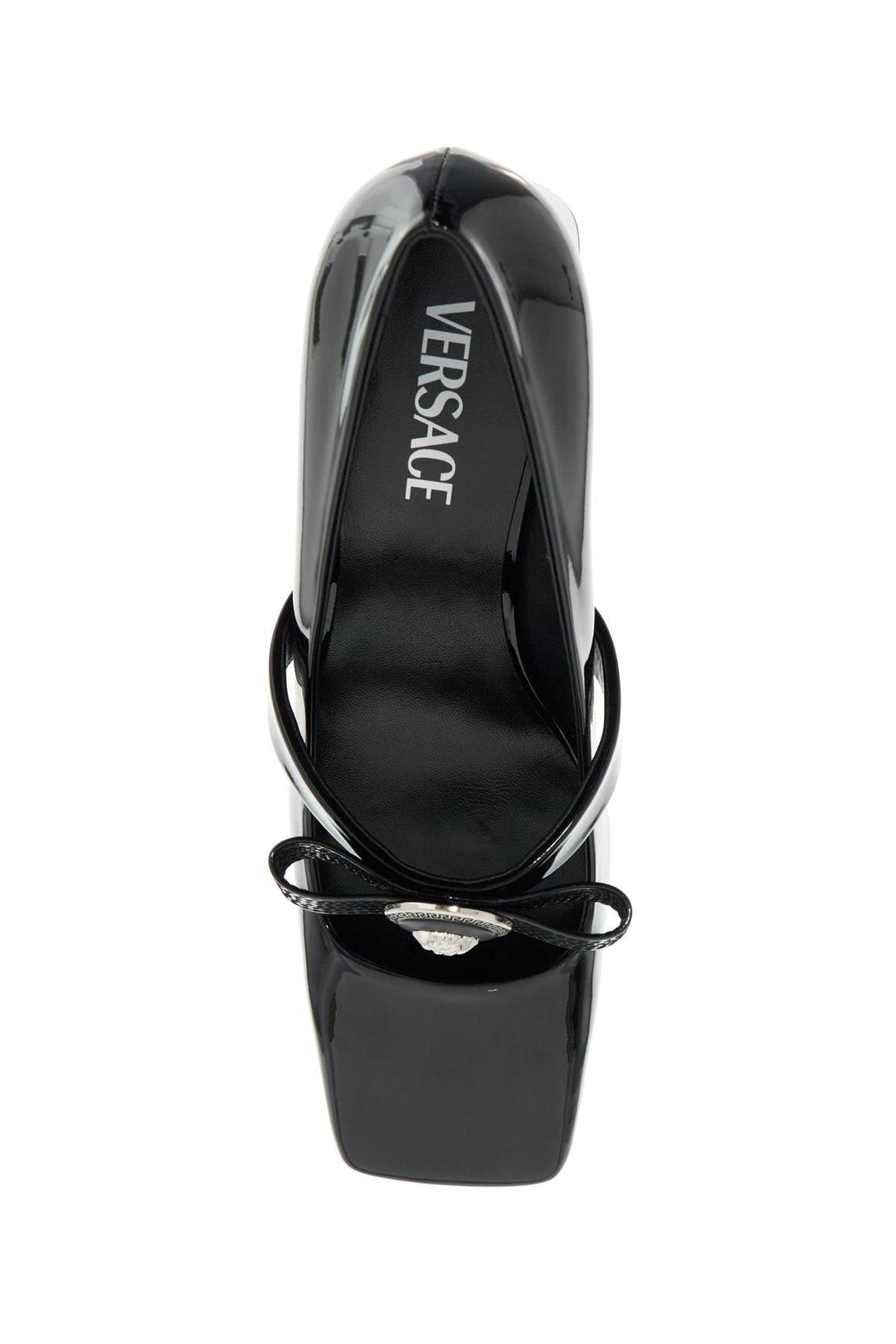 Versace "gianni Ribbon Patent Leather Dé