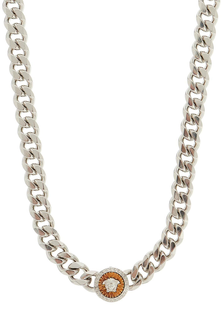 Versace Medusa Chain Necklace With Pendant