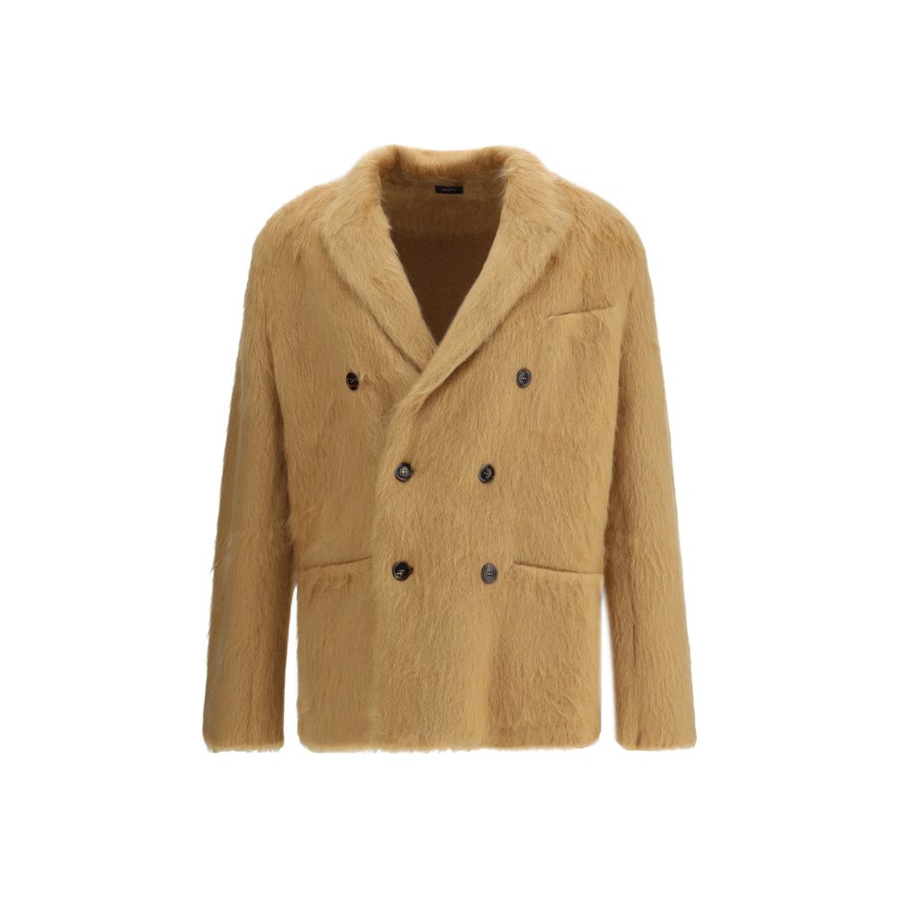 Tom Ford Beige Cashmere Coat by Tom Ford outlet now on sale