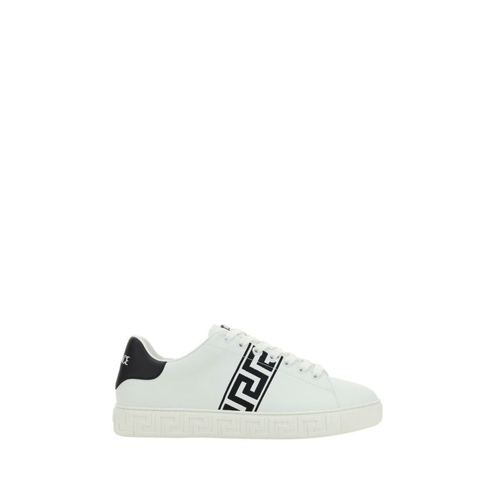Versace White Rubber Low Top Sneakers by Versace outlet now on sale