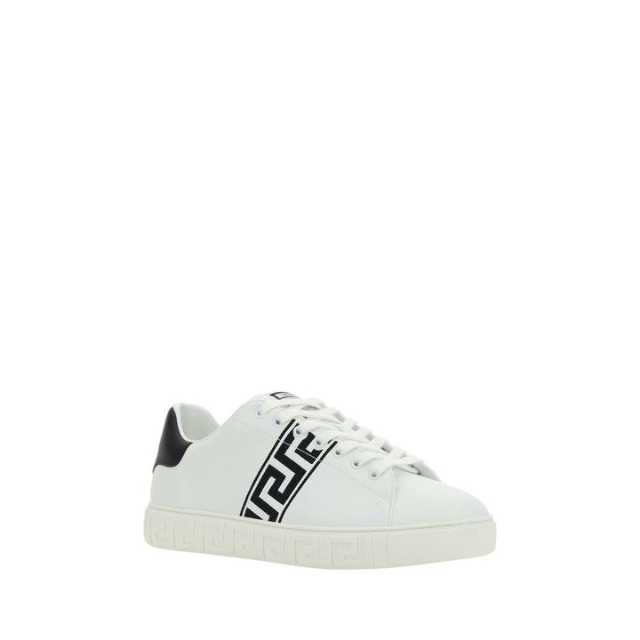 Versace White Rubber Low Top Sneakers by Versace outlet now on sale