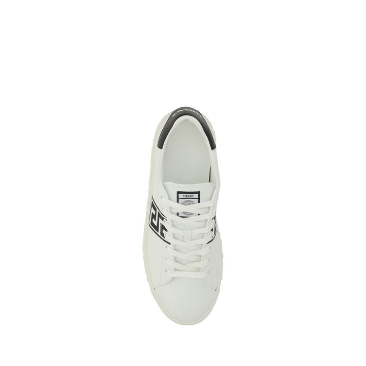 Versace White Rubber Low Top Sneakers by Versace outlet now on sale