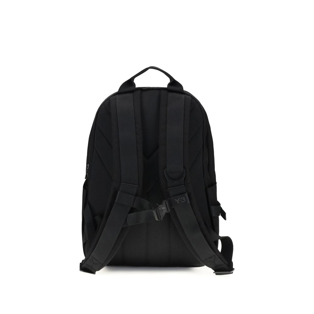 Y-3 Black Polyester Backpack by Y-3 outlet now on sale