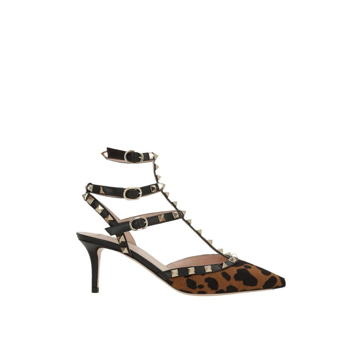 Valentino Garavani Black Calfskin Platform Pumps by Valentino Garavani outlet now on sale