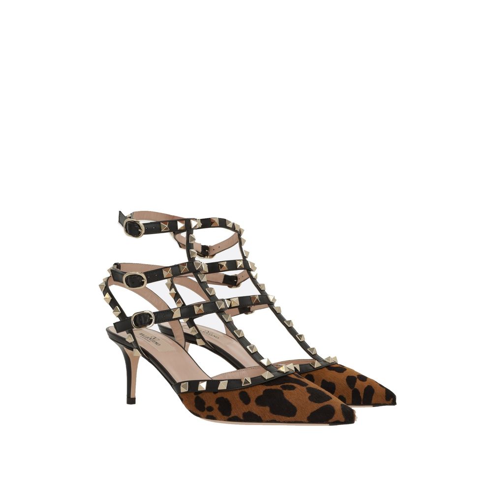 Valentino Garavani Black Calfskin Platform Pumps by Valentino Garavani outlet now on sale