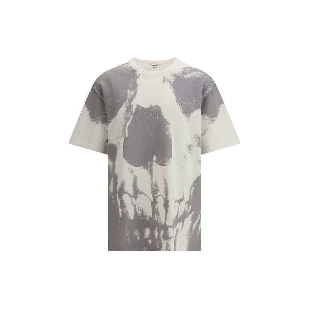 Alexander McQueen White Cotton T-Shirt by Alexander McQueen outlet now on sale